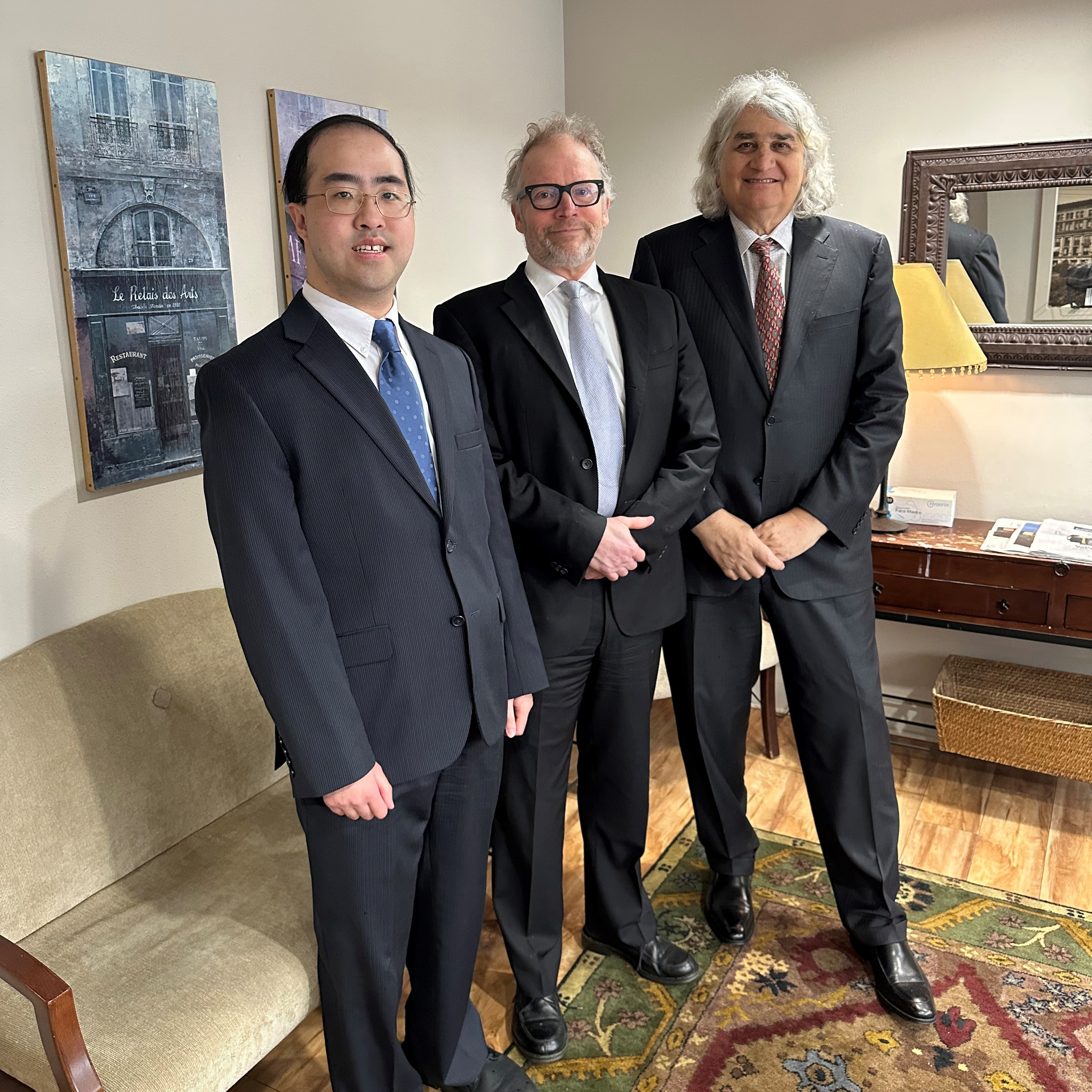 John Yip, Steve Wakefield and Chris Benis of First Avenue Law Group